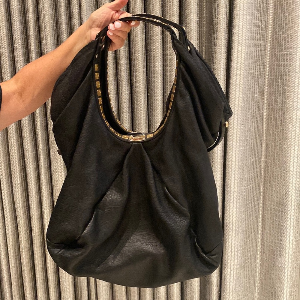 Jimmy Choo hobo bag with gold hardware